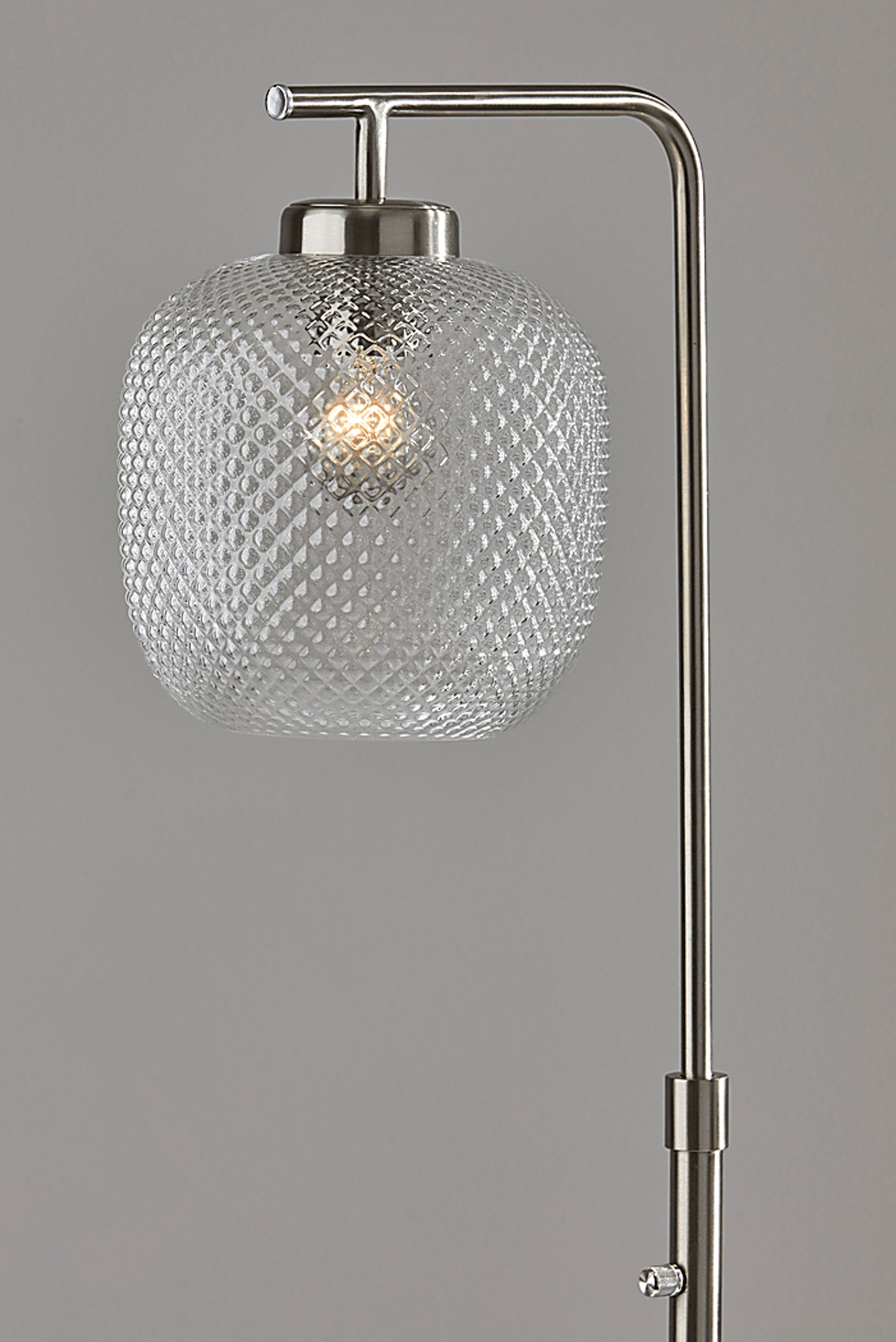 Iroquois Loop Clear Glass Floor  Lamp - Image 5