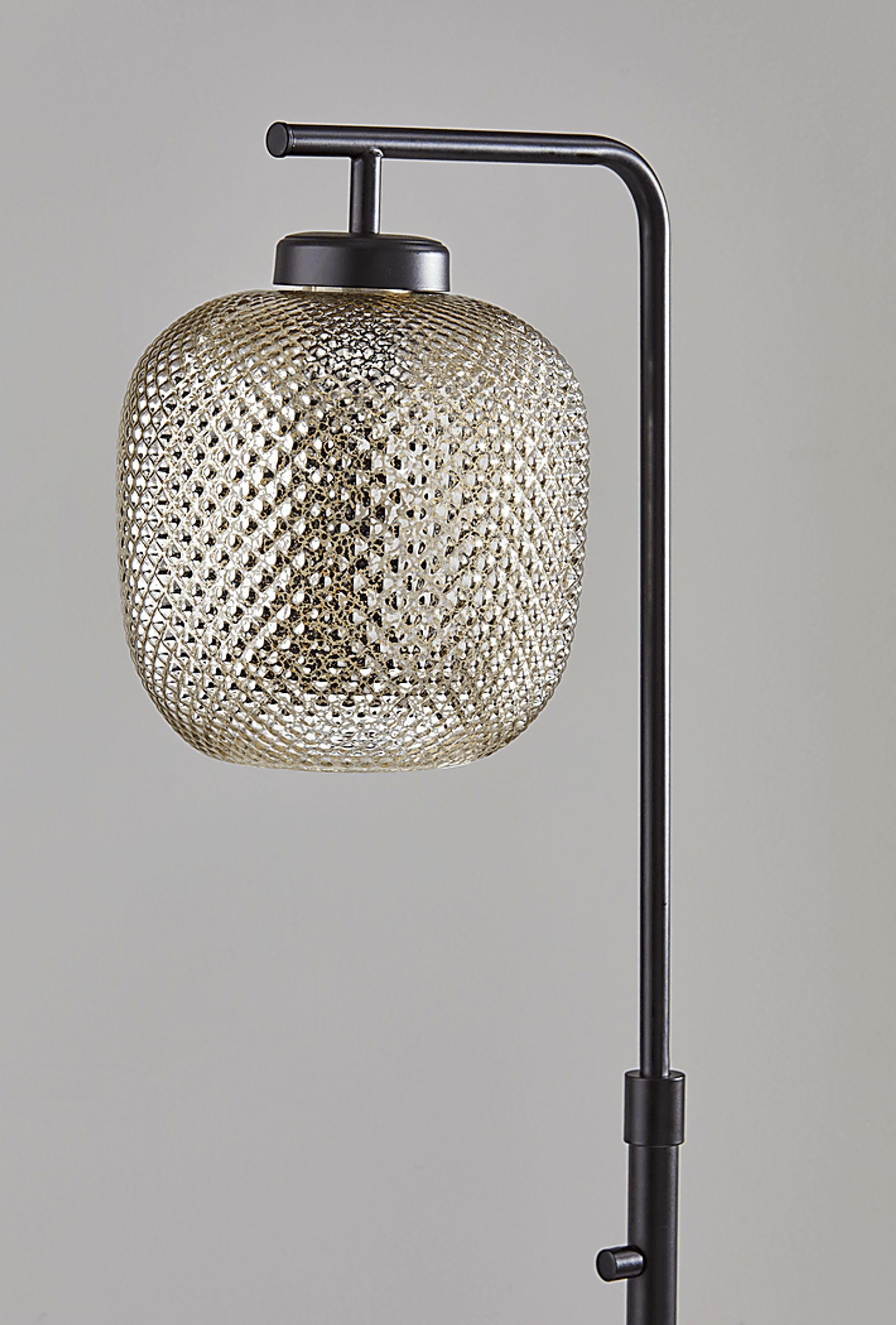 Iroquois Loop Mercury Glass Floor Lamp - Image 4