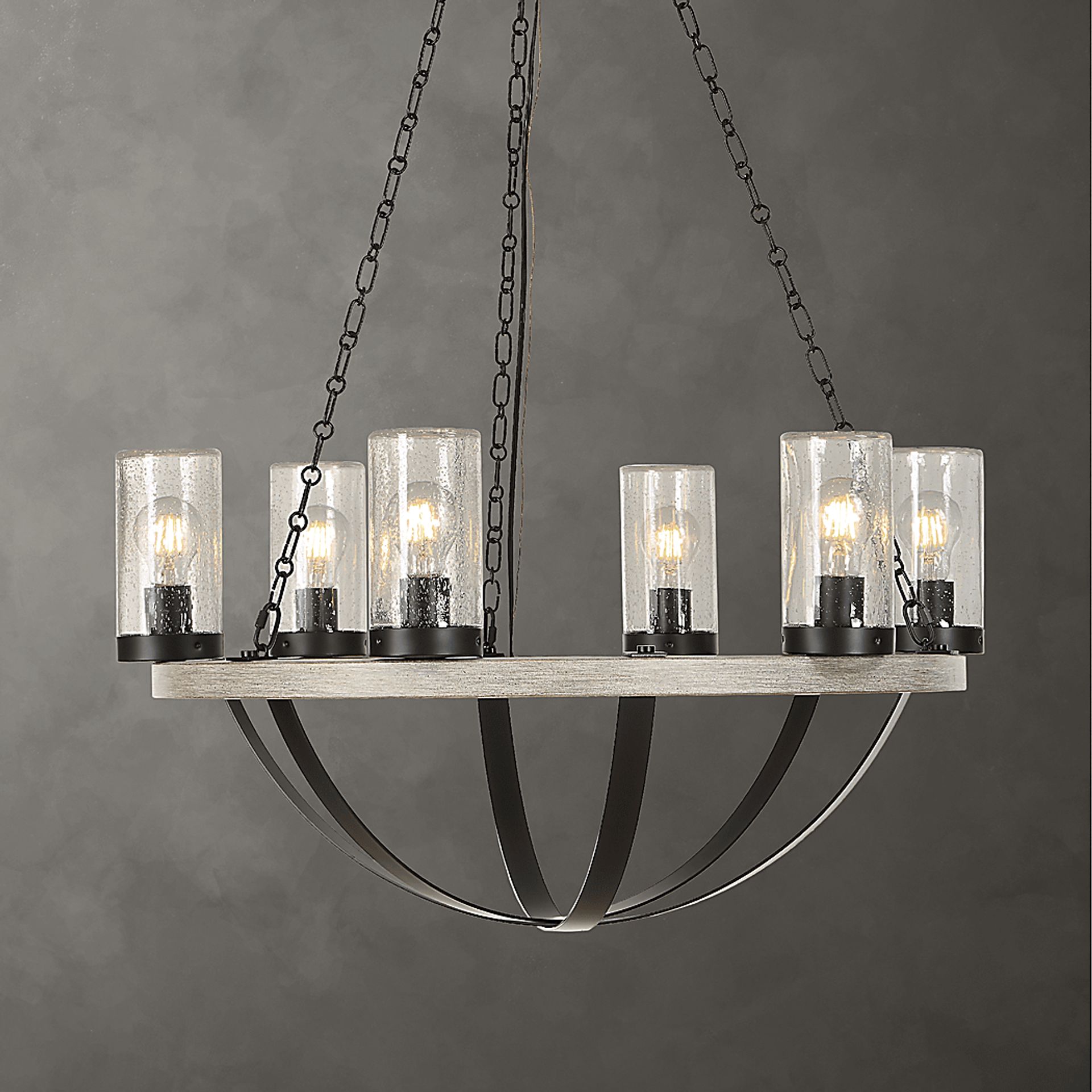 Irribo Black Indoor/Outdoor Chandelier - Image 2