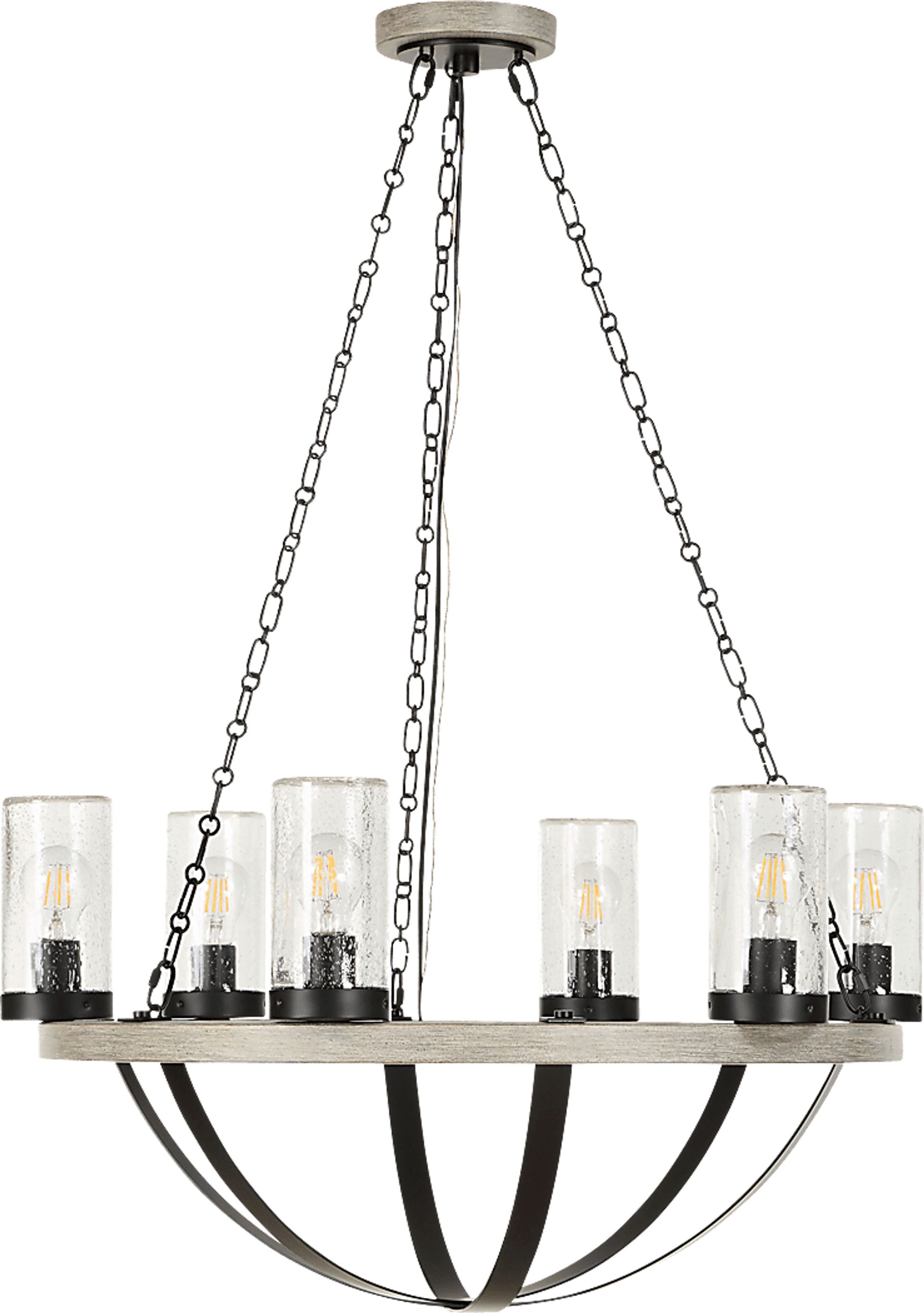 Irribo Black Indoor/Outdoor Chandelier - Image 5