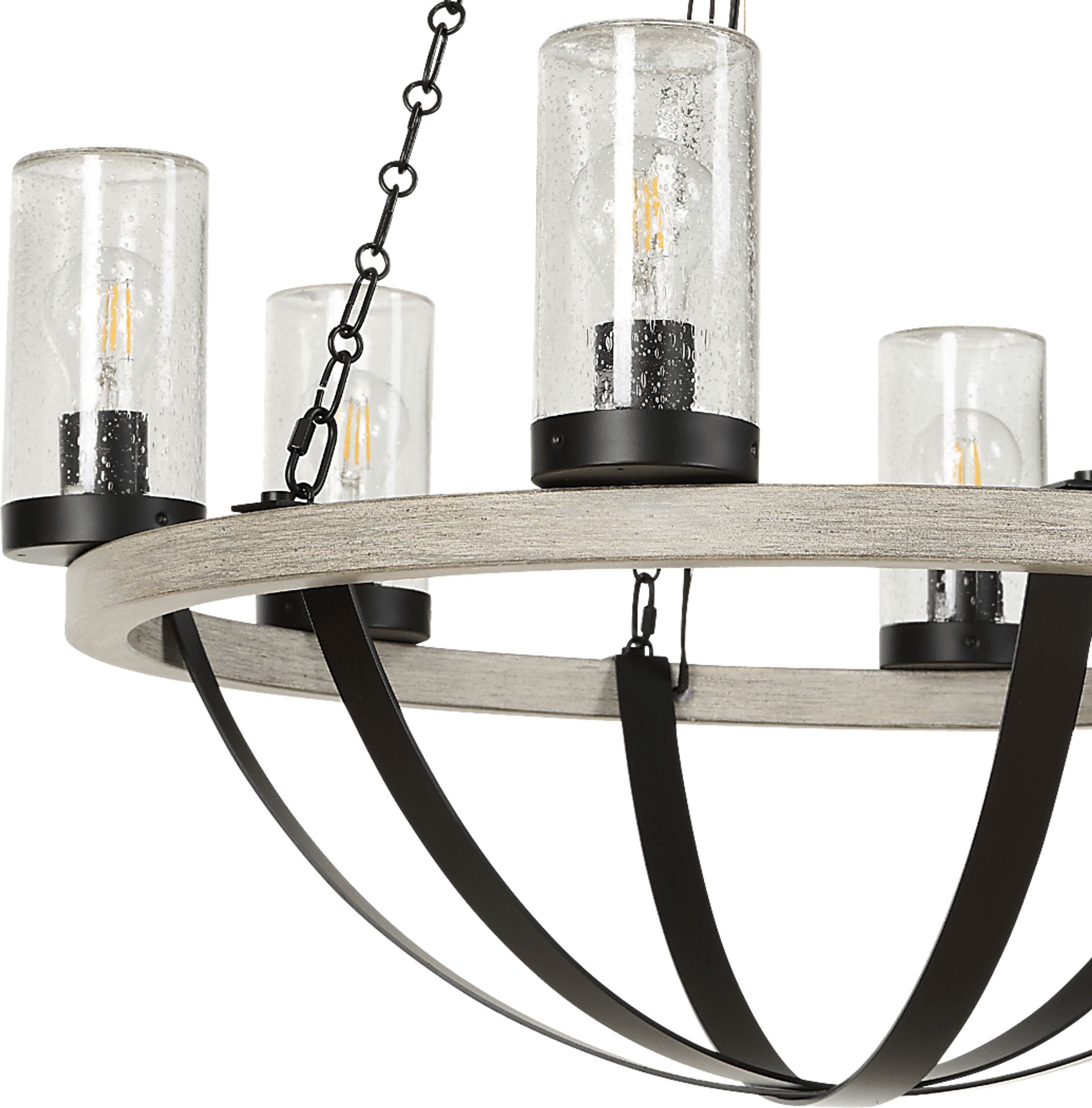 Irribo Black Indoor/Outdoor Chandelier - Image 8