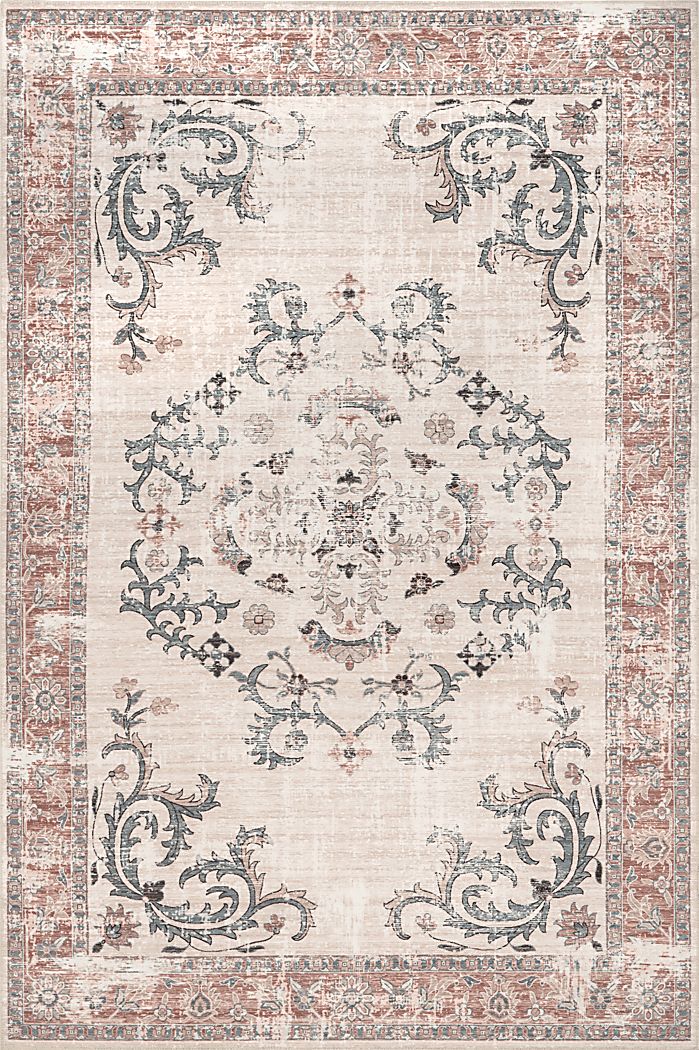 Iruna Light Gray 5' x 8' Rug