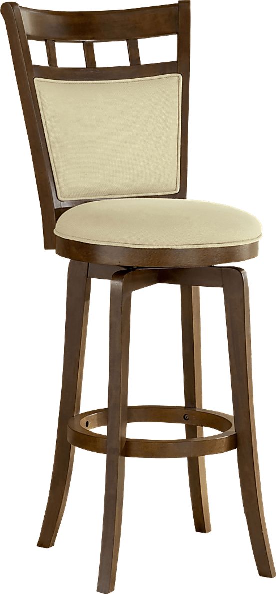 Irwell Ivory Swivel Barstool