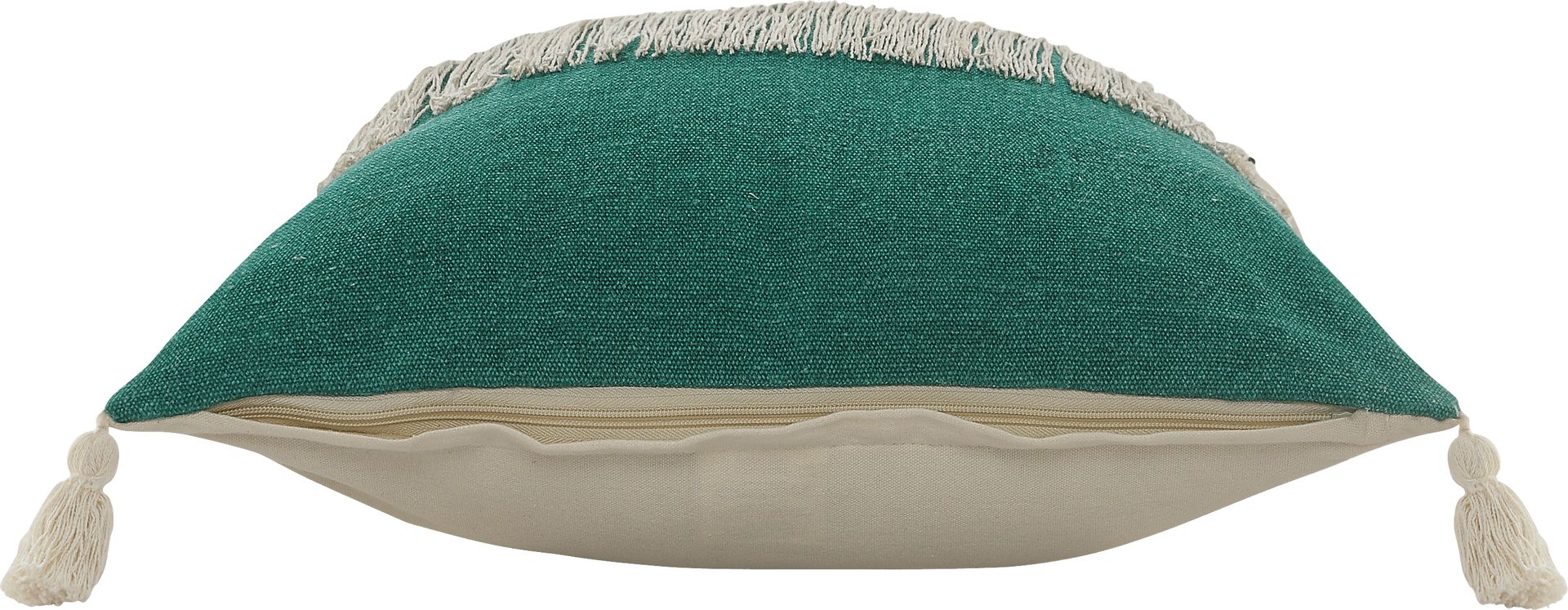 Isaam Cream/Green Pillow, Set of 2 - Image 7