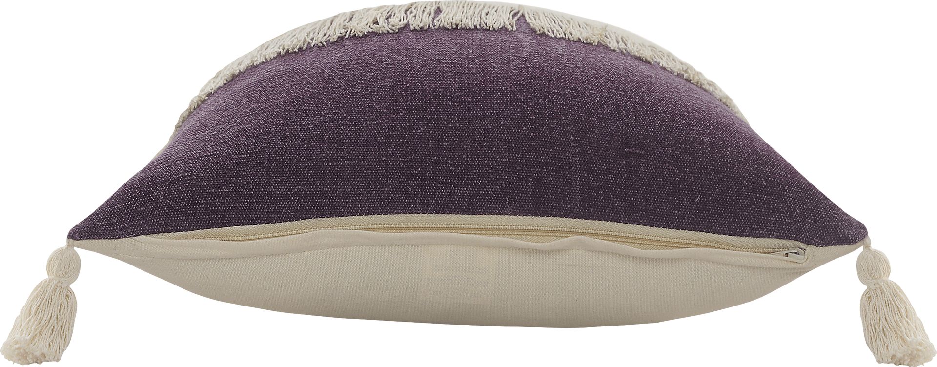 Isaam Cream/Purple Pillow, Set of 2 - Image 3