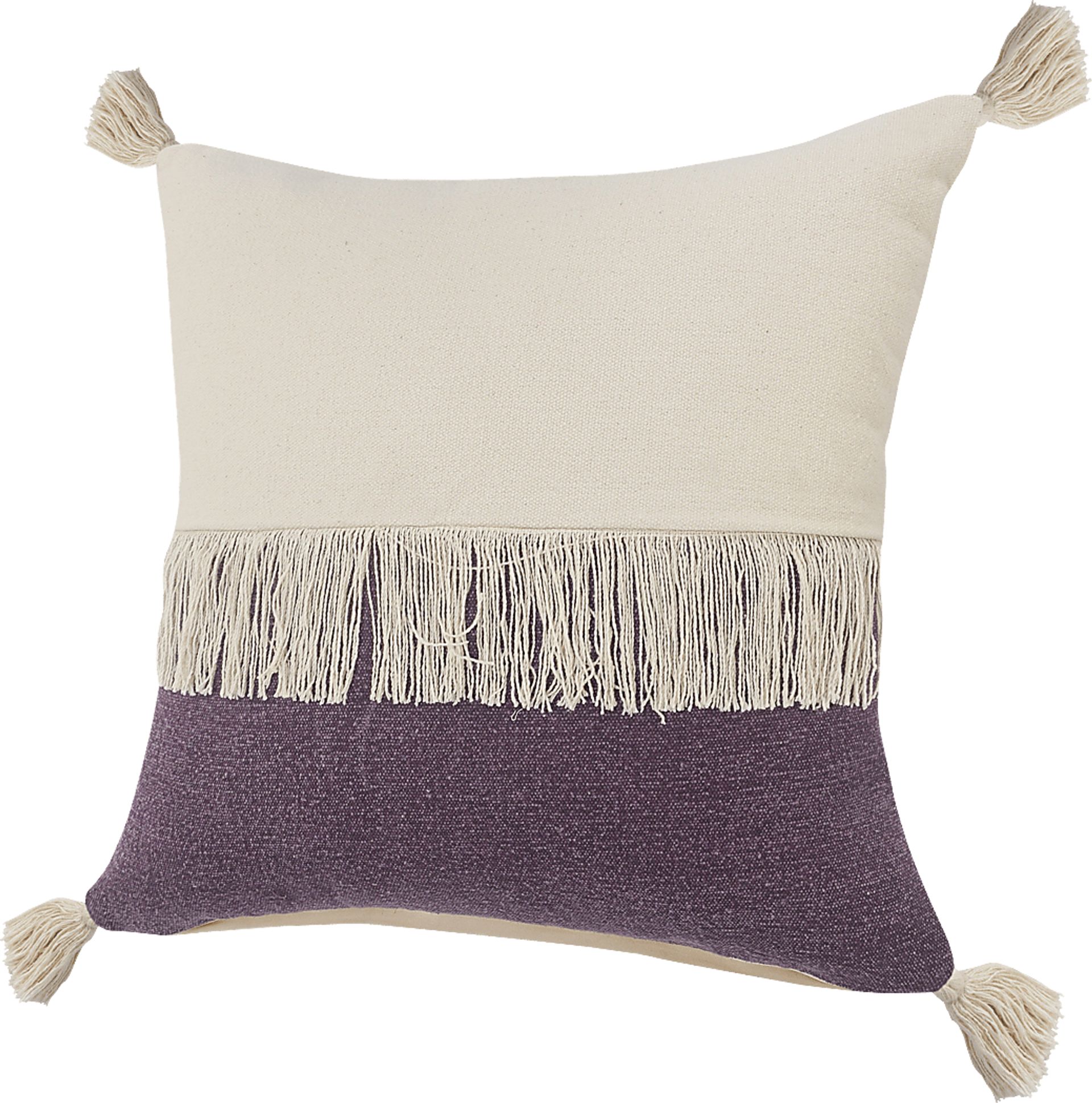 Isaam Cream/Purple Pillow, Set of 2 - Image 6