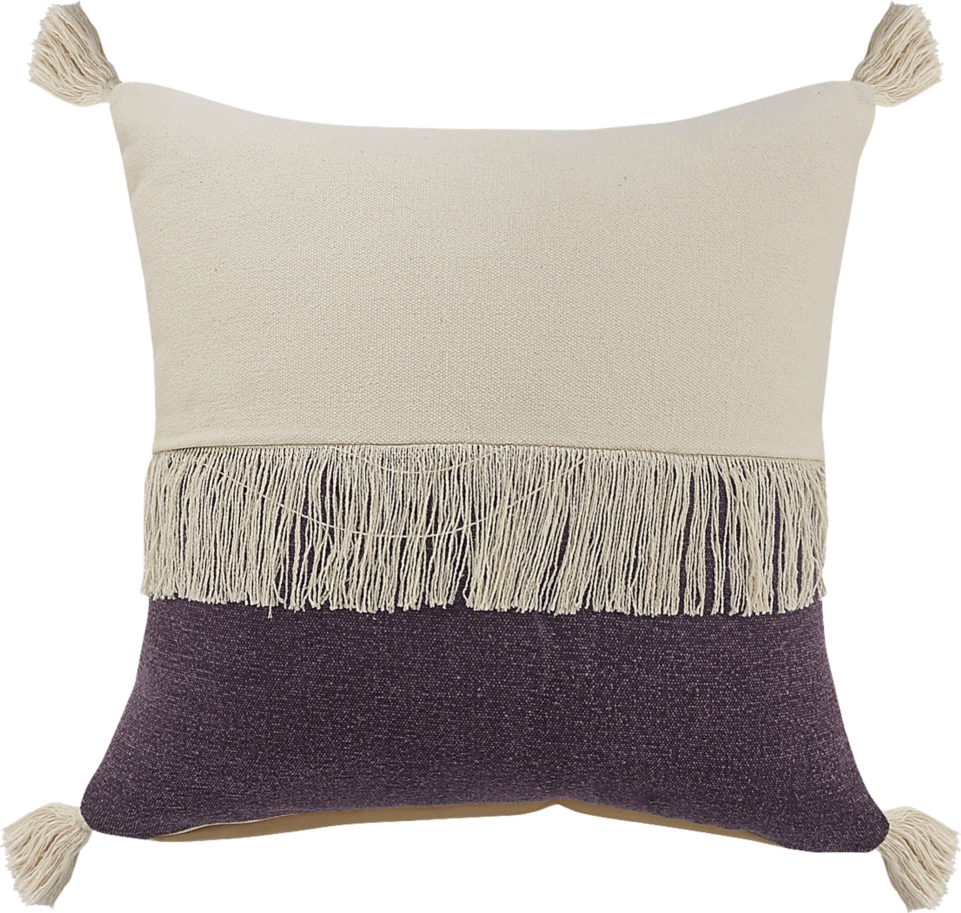 Isaam Cream/Purple Pillow, Set of 2 - Image 7