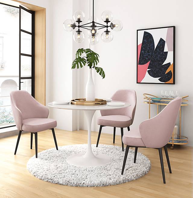 Isabeau Pink Side Chair - Thumbnail - Image 6
