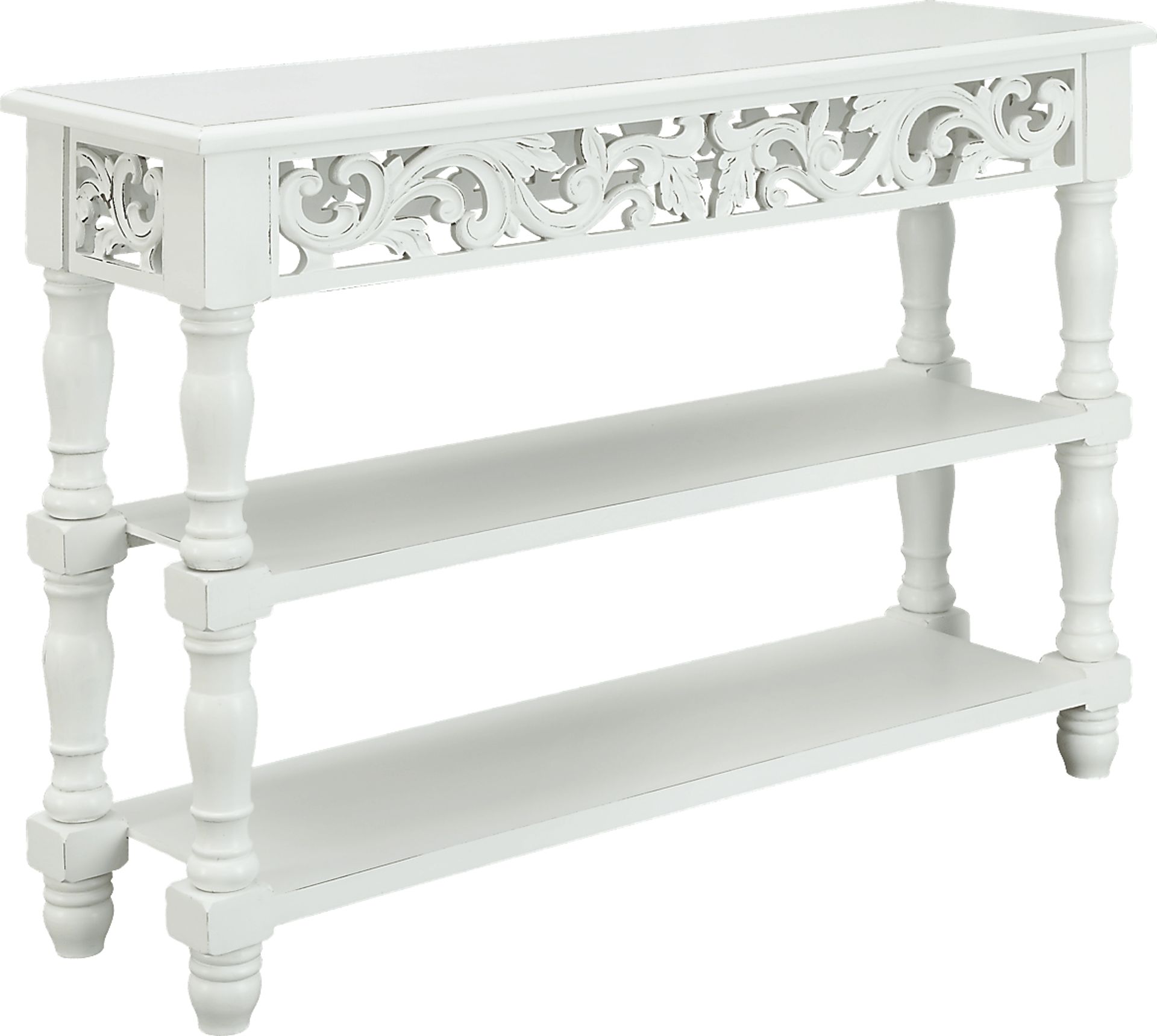 Isabeth White Accent Table - Image 1