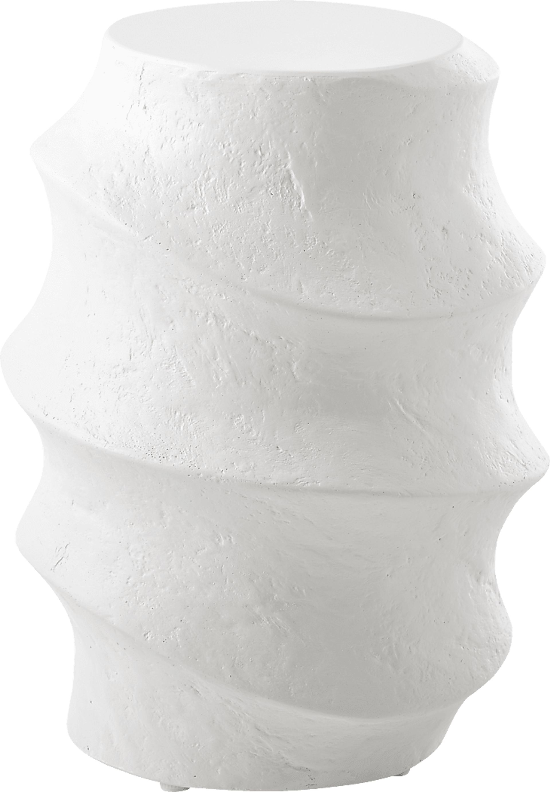 Isadi White Outdoor End Table - Image 3