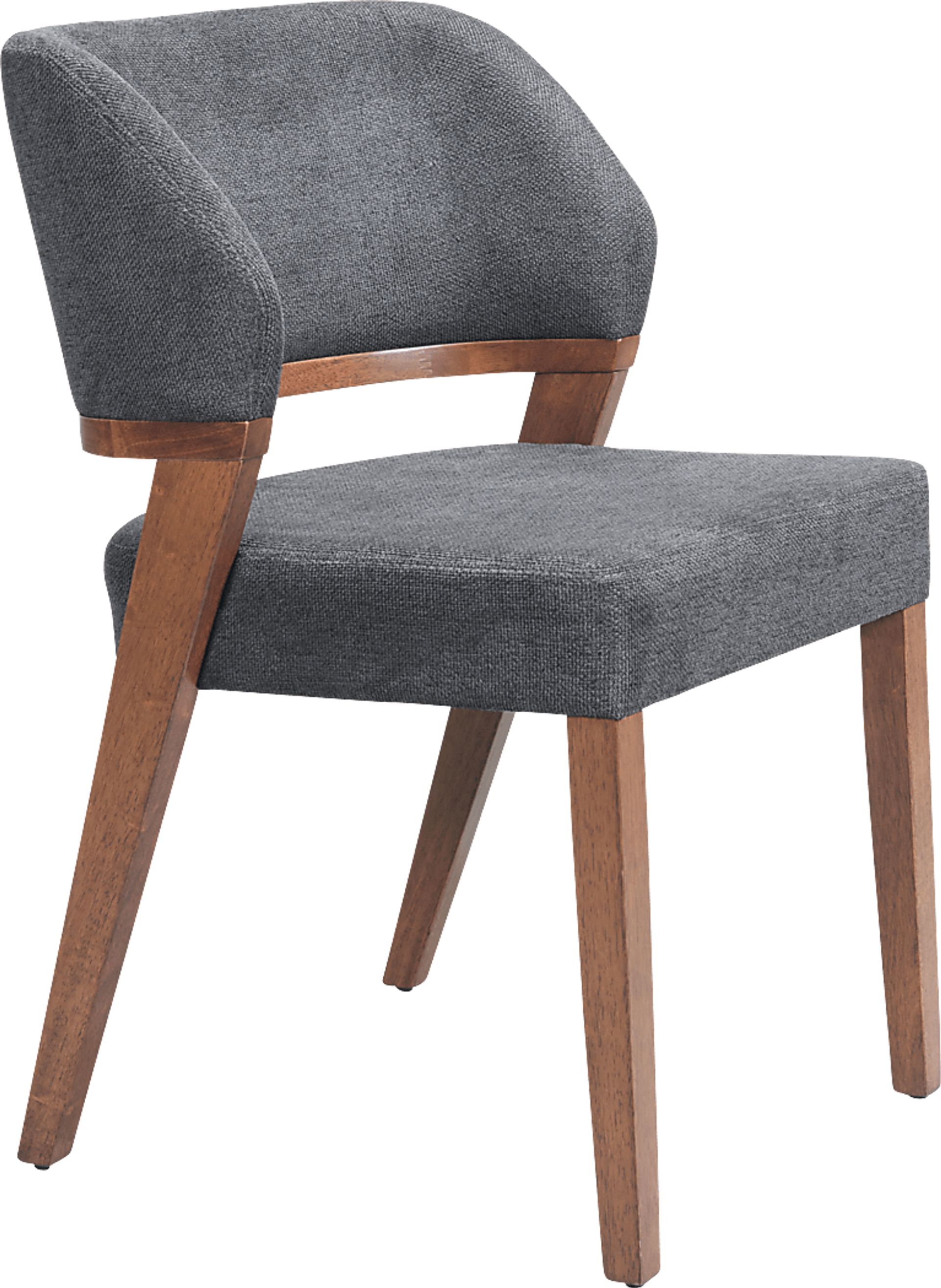 Isaev Gray Side Chair, Set of 2 - Image 4