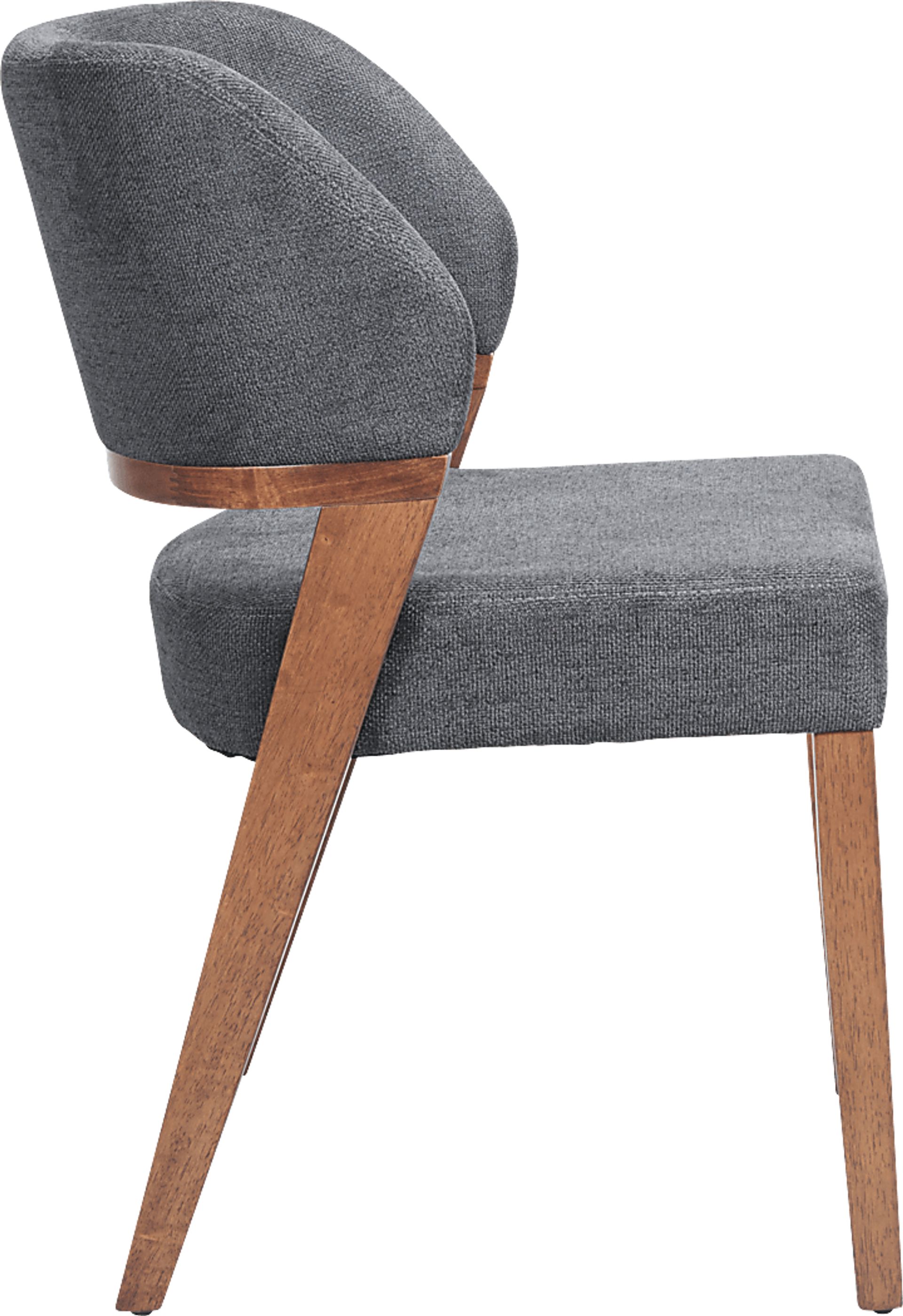 Isaev Gray Side Chair, Set of 2 - Image 5
