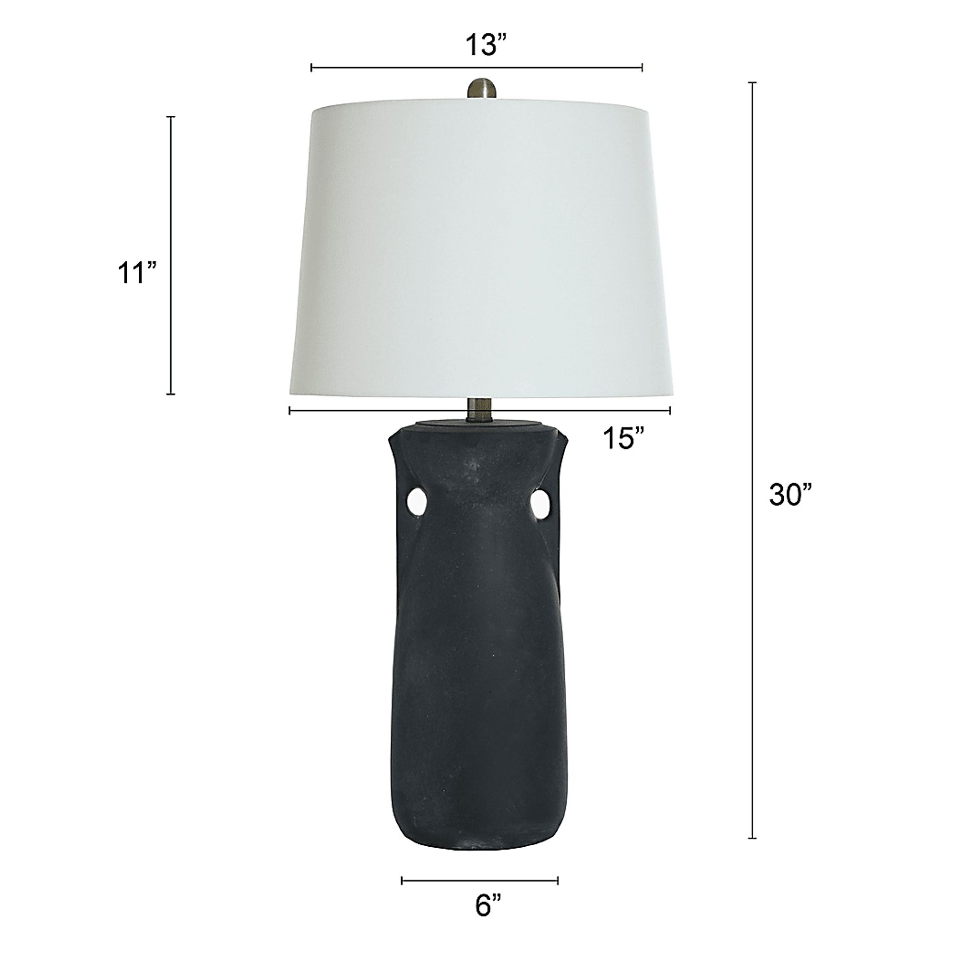 Isbel Black Lamp - Image 3