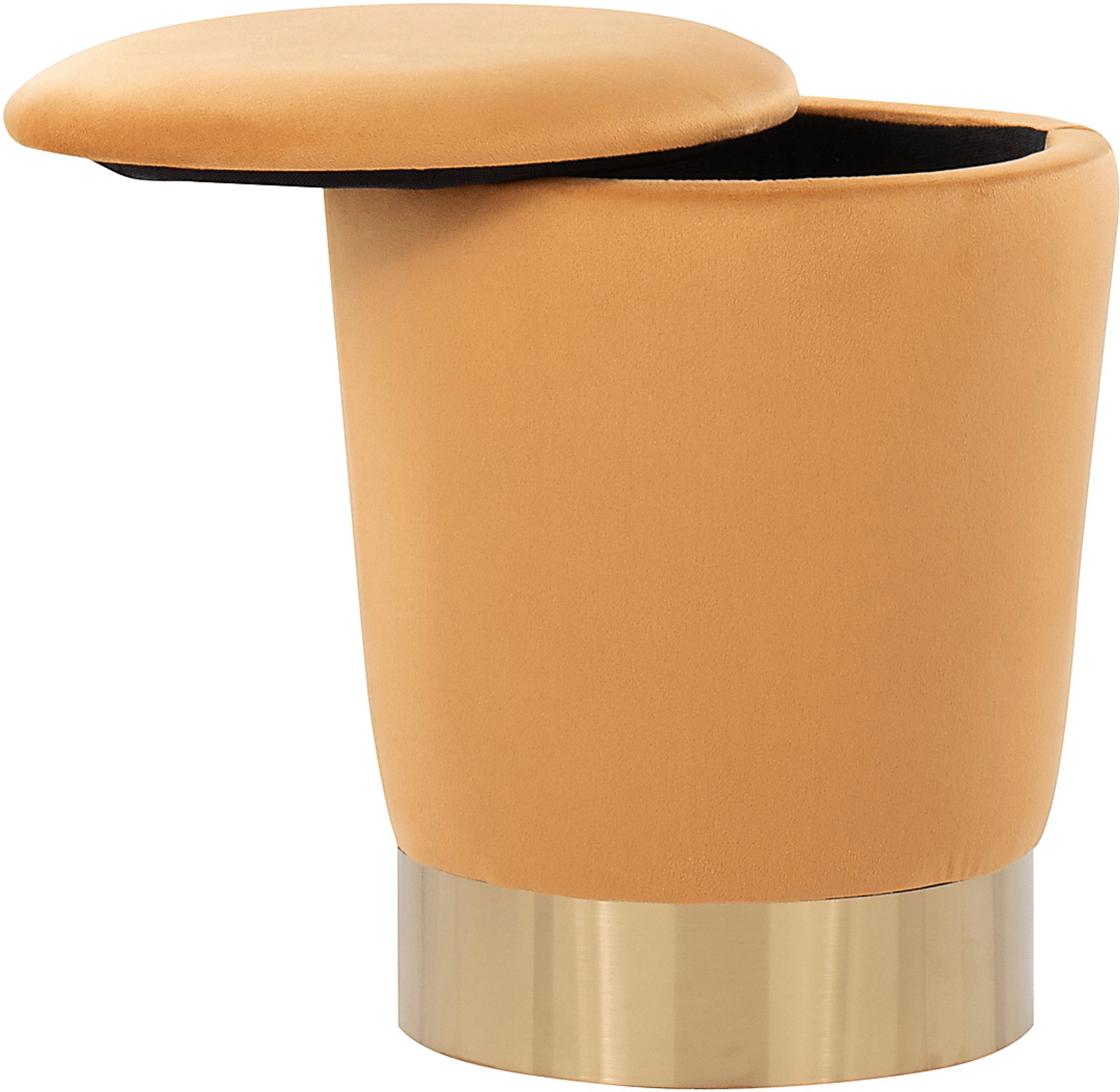 Isbill Orange Accent Ottoman - Image 2