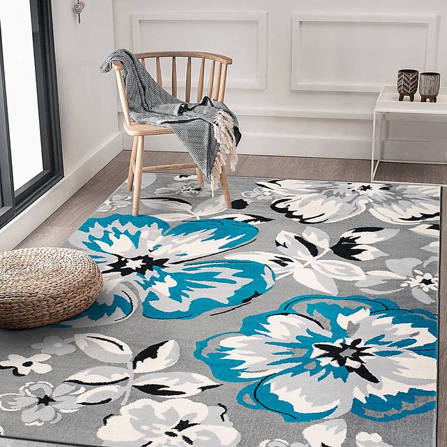 Iselana I Blue 5' x 7' Rug - Thumbnail - Image 6