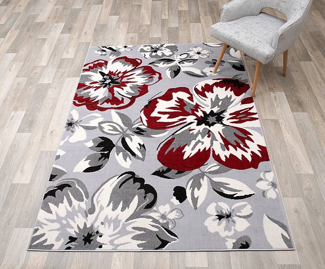 Iselana I Red 7'6 x 9'5 Rug - Thumbnail - Image 3