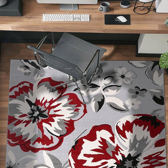 Iselana I Red 7'6 x 9'5 Rug - Thumbnail - Image 5