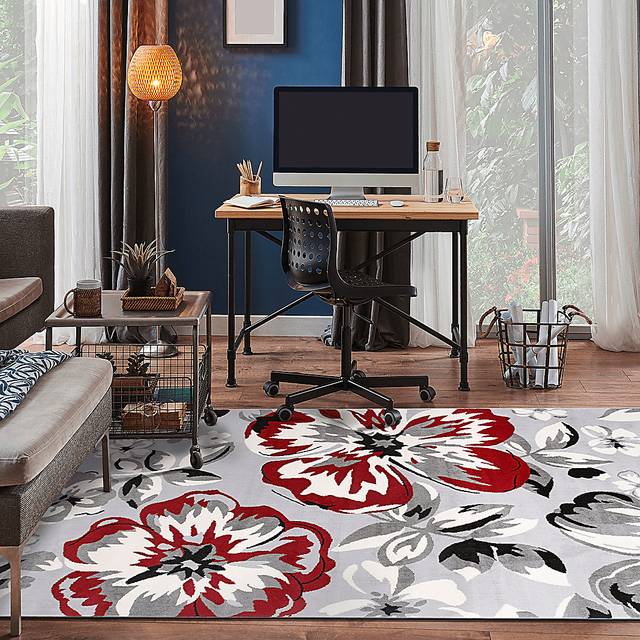 Iselana I Red 7'6 x 9'5 Rug - Thumbnail - Image 6