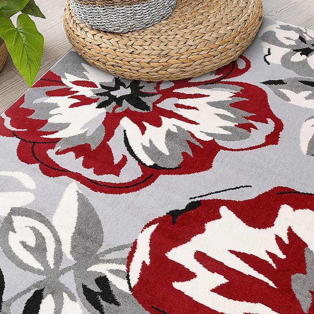 Iselana I Red 7'6 x 9'5 Rug - Thumbnail - Image 8