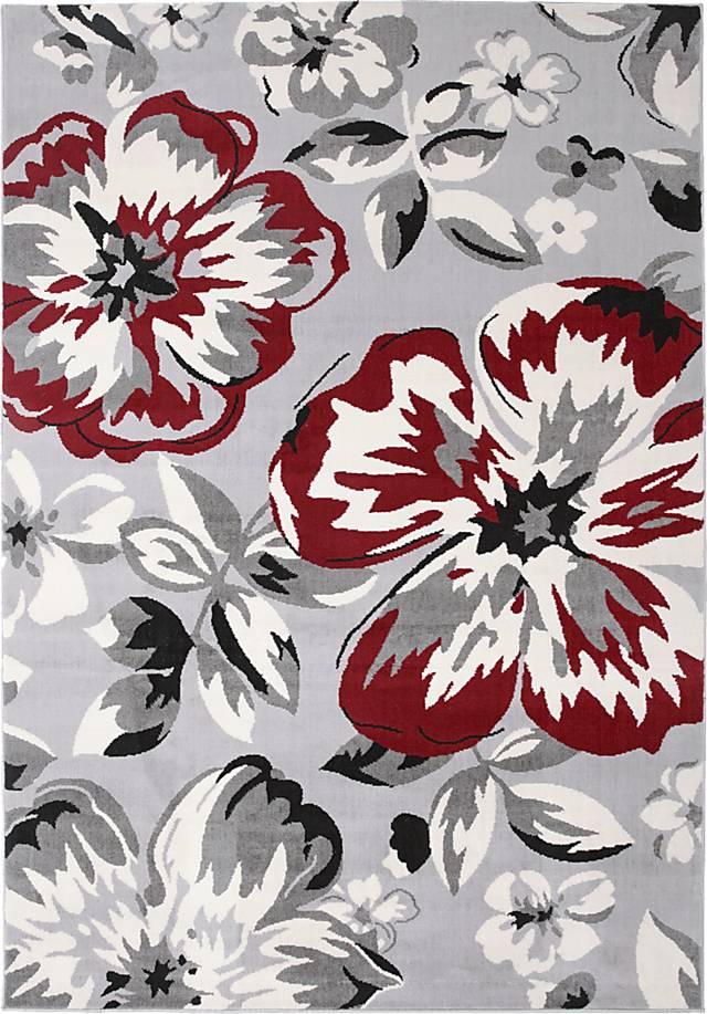 Iselana I Red 7'6 x 9'5 Rug - Thumbnail - Image 1