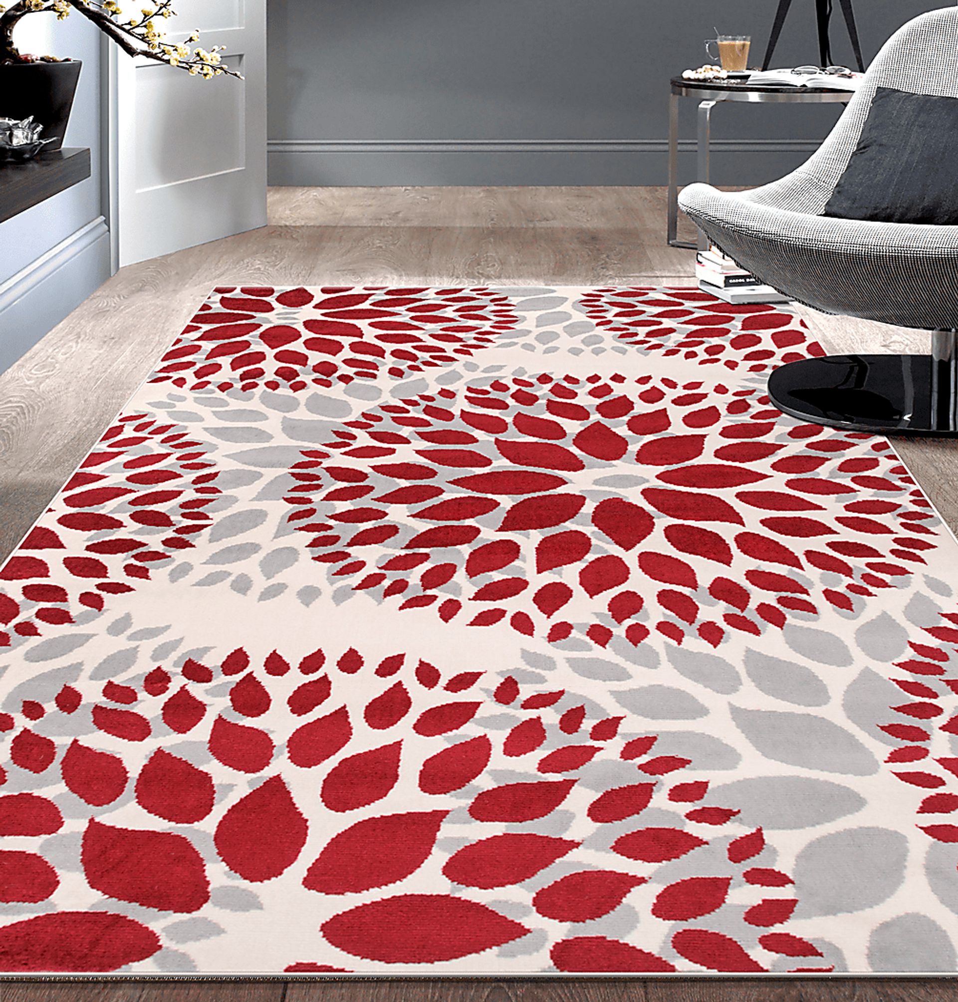 Iselana II Red 5' x 7' Rug - Image 4