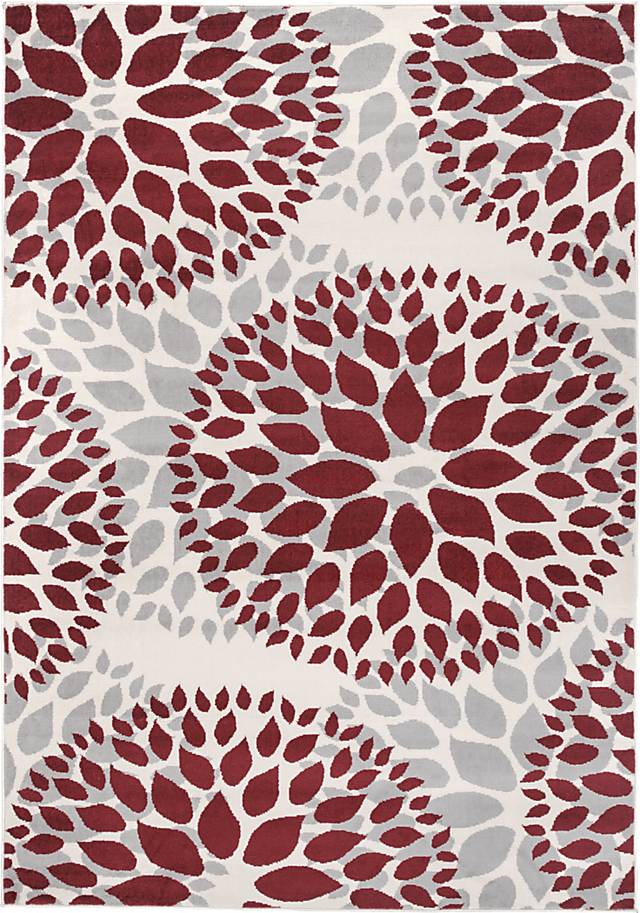 Iselana II Red 5' x 7' Rug - Thumbnail - Image 1