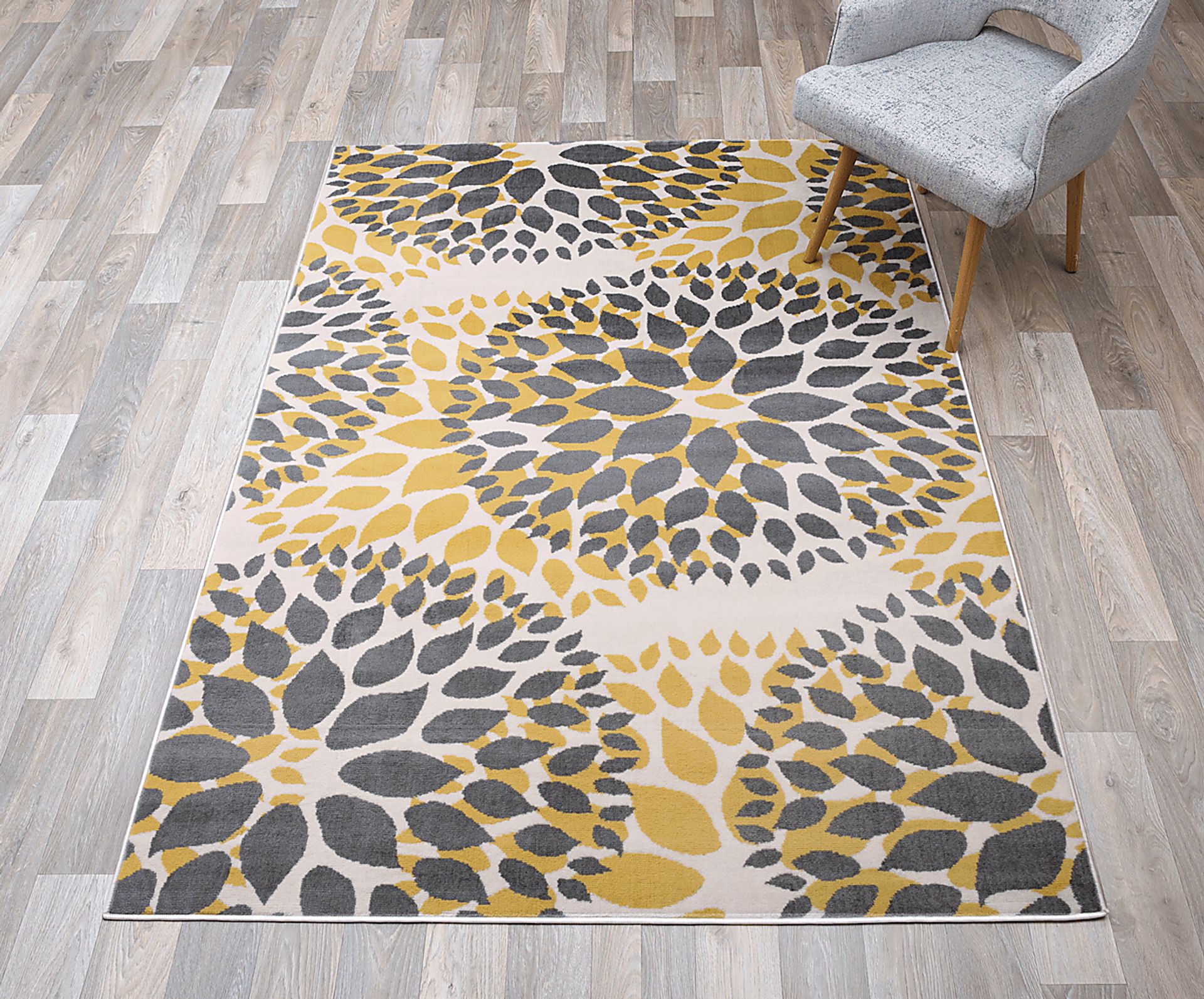 Iselana II Yellow 5' x 7' Rug - Image 3
