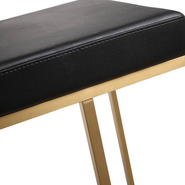 Isellan Black Barstool, Set of 2 - Thumbnail - Image 5