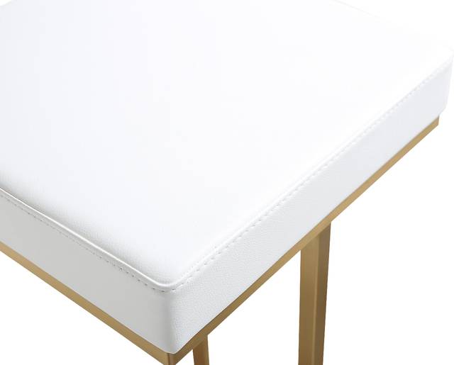 Isellan White Barstool, Set of 2 - Thumbnail - Image 5