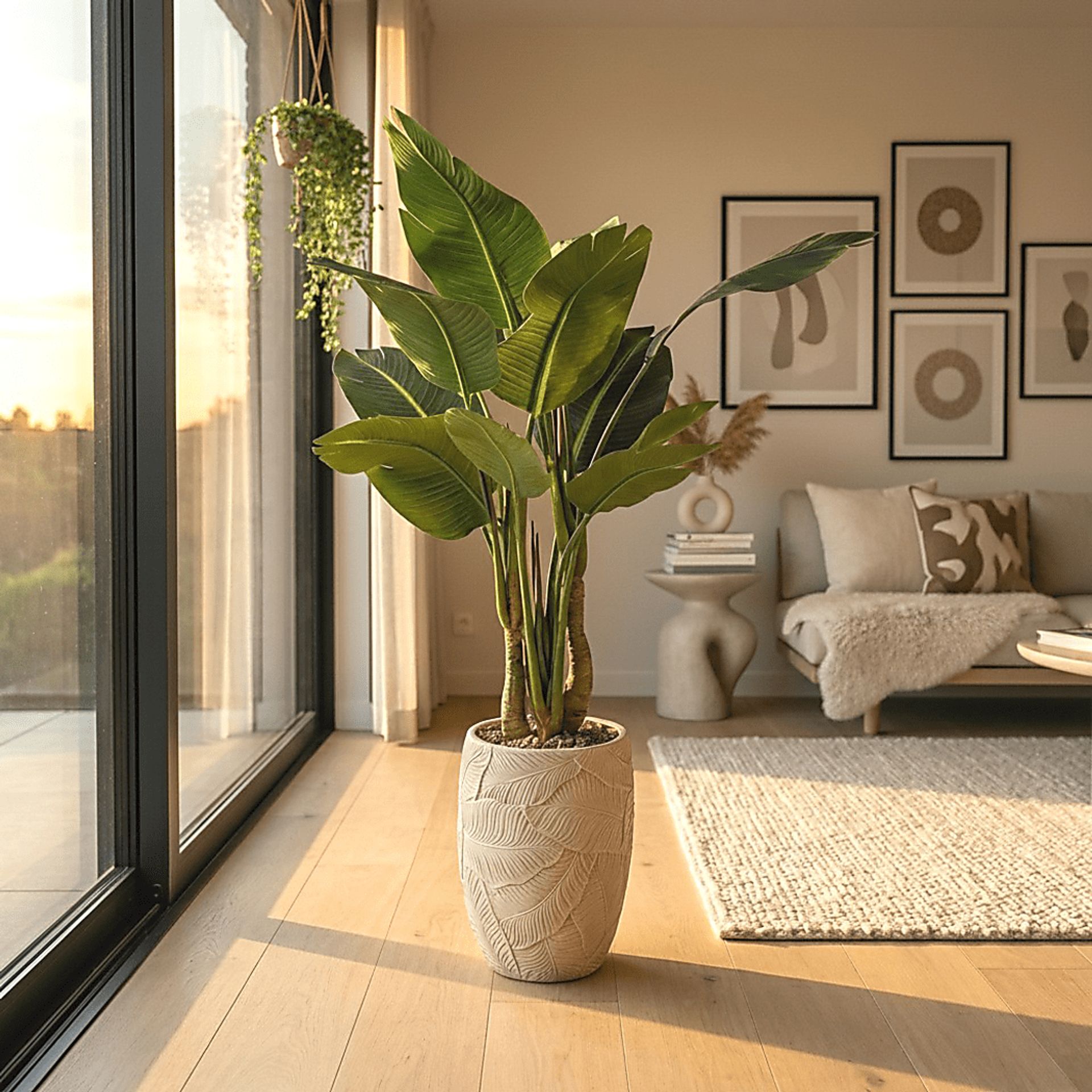 Isezi Beige Silk Plant - Image 3
