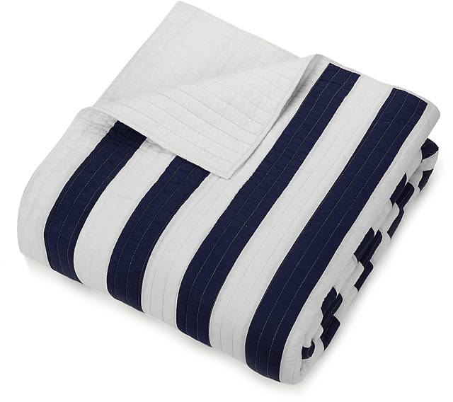Isham Blue Full/Queen 3 Pc Quilt Set - Thumbnail - Image 3