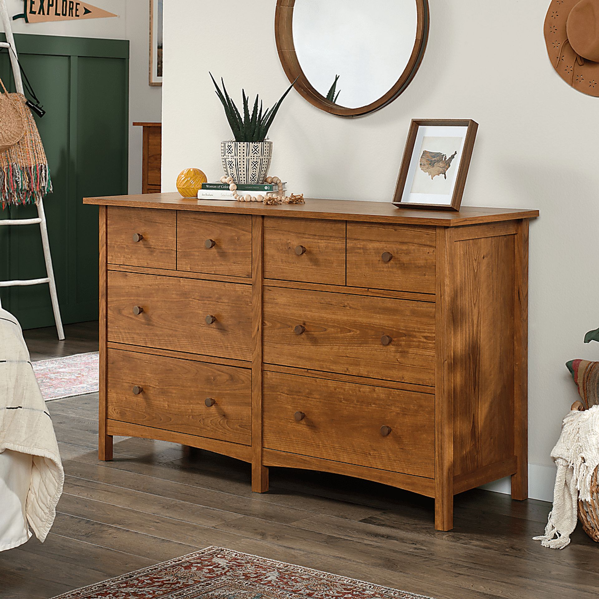 Ishnala Brown Dresser - Image 2