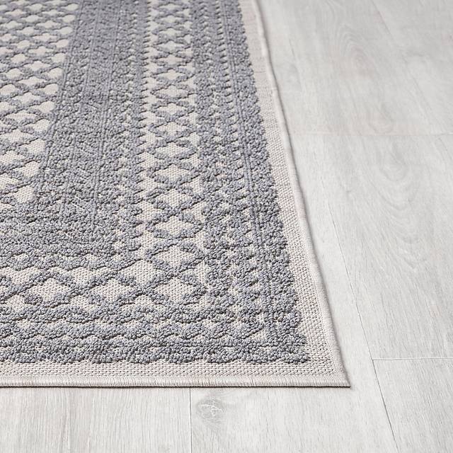 Isioco Blue 7'10 x 9'10 Indoor/Outdoor Rug - Thumbnail - Image 4