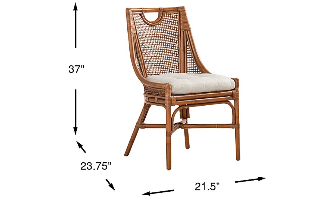 Isla Bay Brown Side Chair