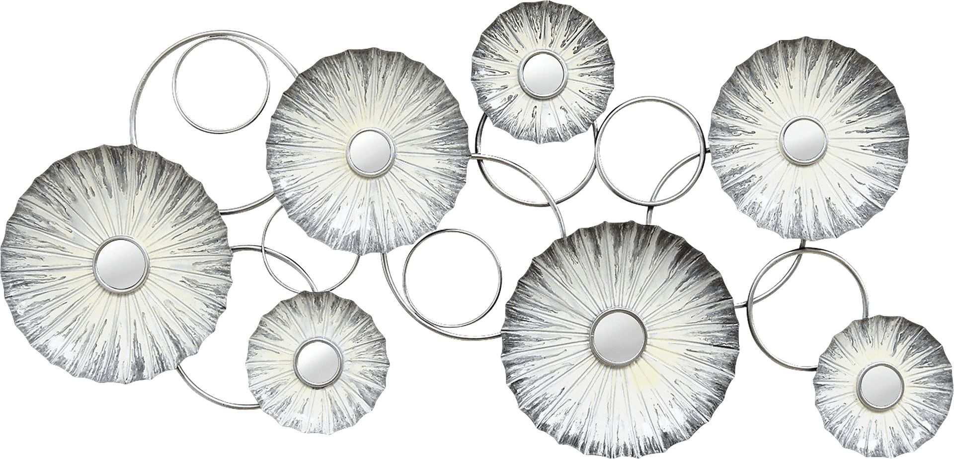 Isla Oysters Silver Wall Decor - Image 1