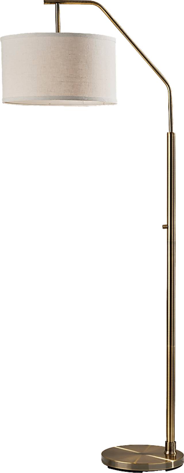 Islamorada Street Brass Floor Lamp - Thumbnail - Image 1