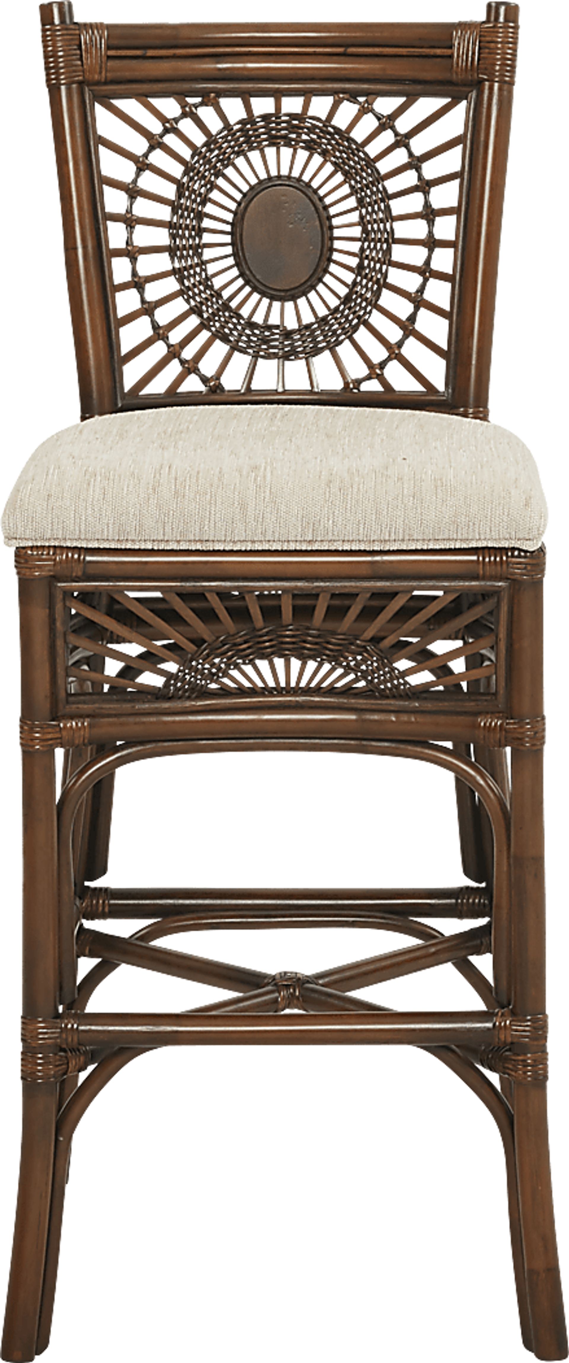 Island Sunrise Brown Barstool - Image 2