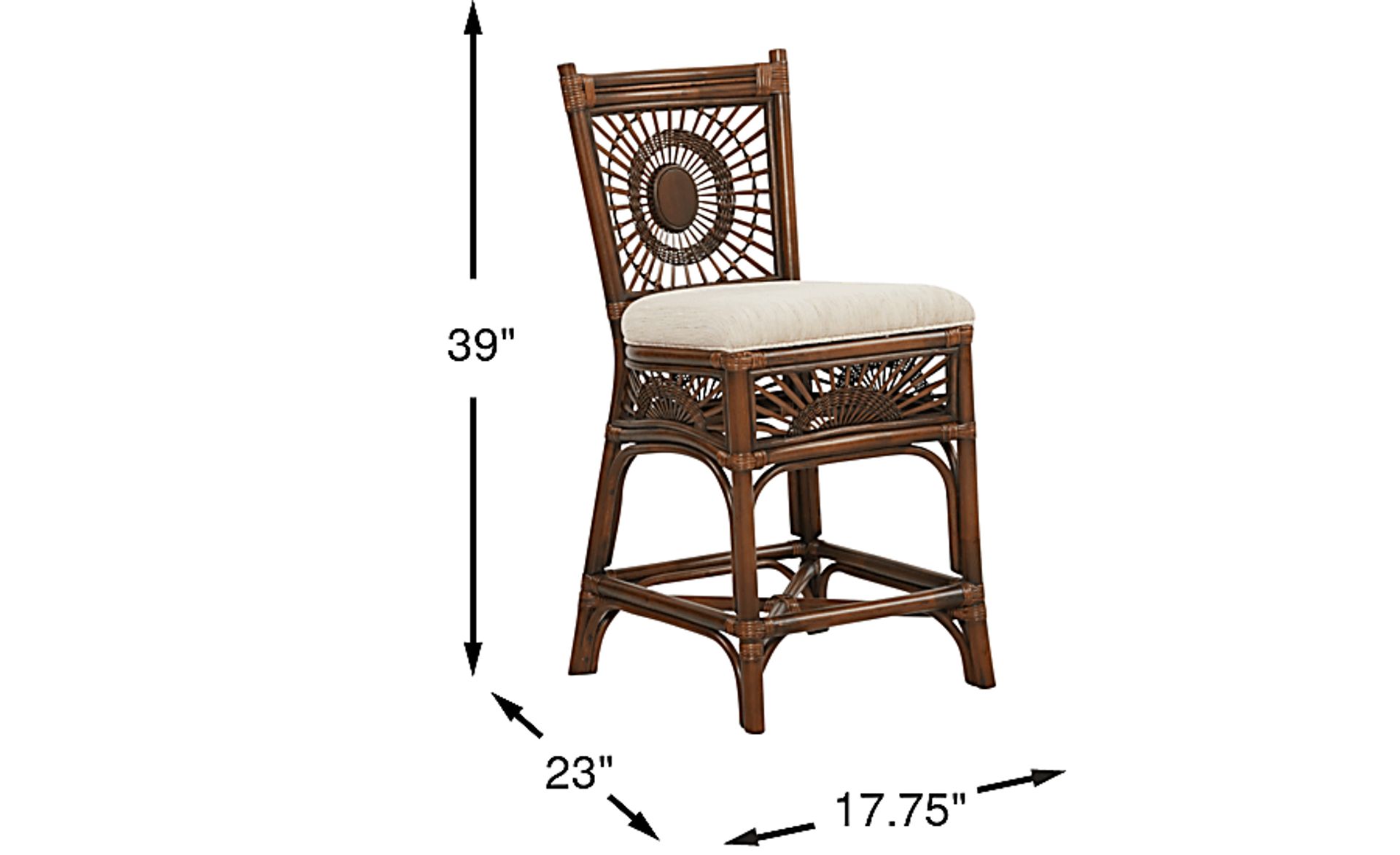 Dimension Image. Please refer to the Dimension Tab on this page for dimension details.