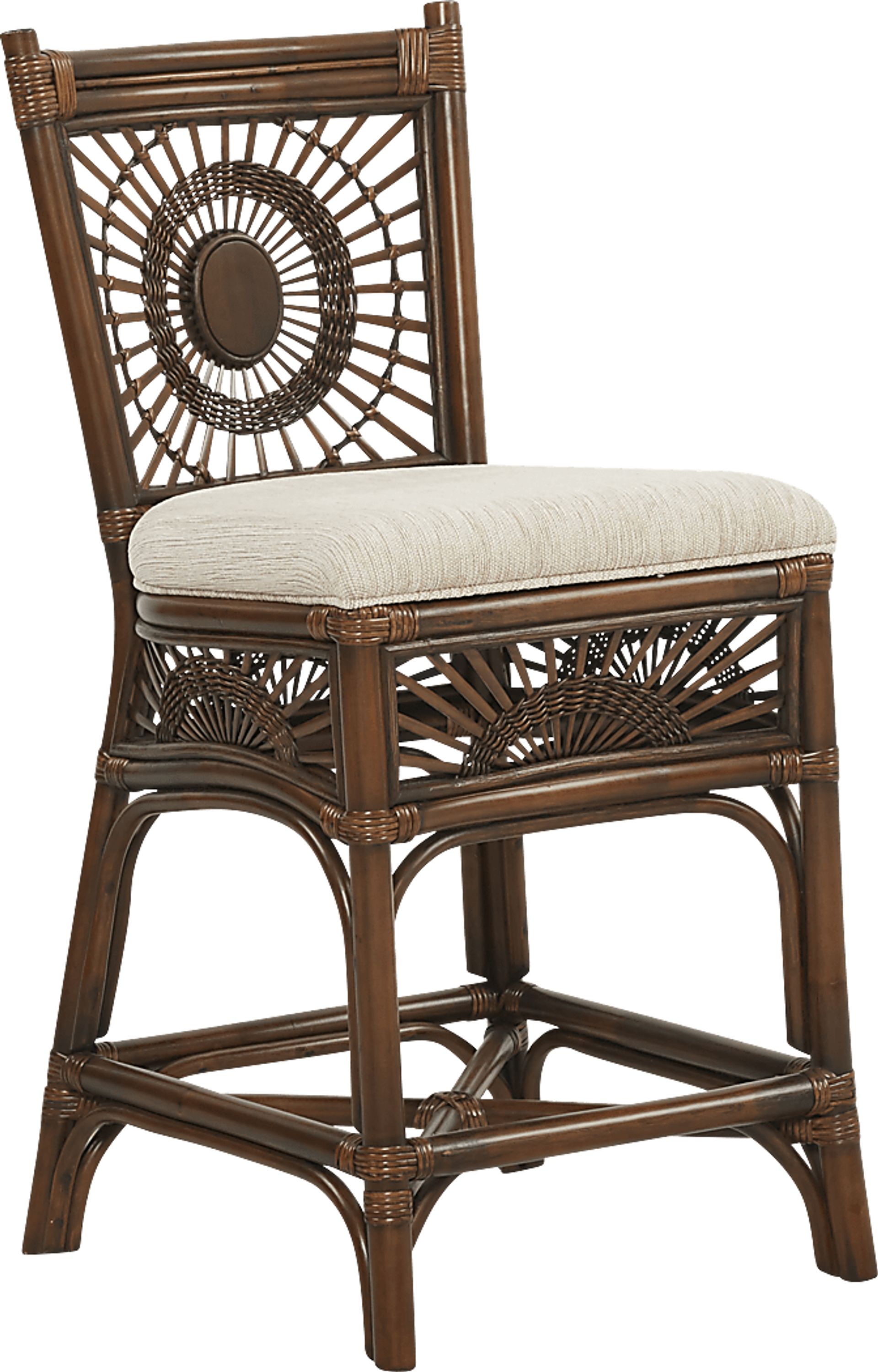 Island Sunrise Brown Counter Height Stool - Image 1