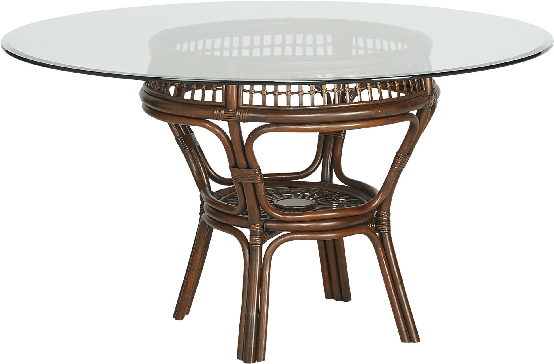 Island Sunrise Brown Rattan 5 Pc Dining Set - Image 2