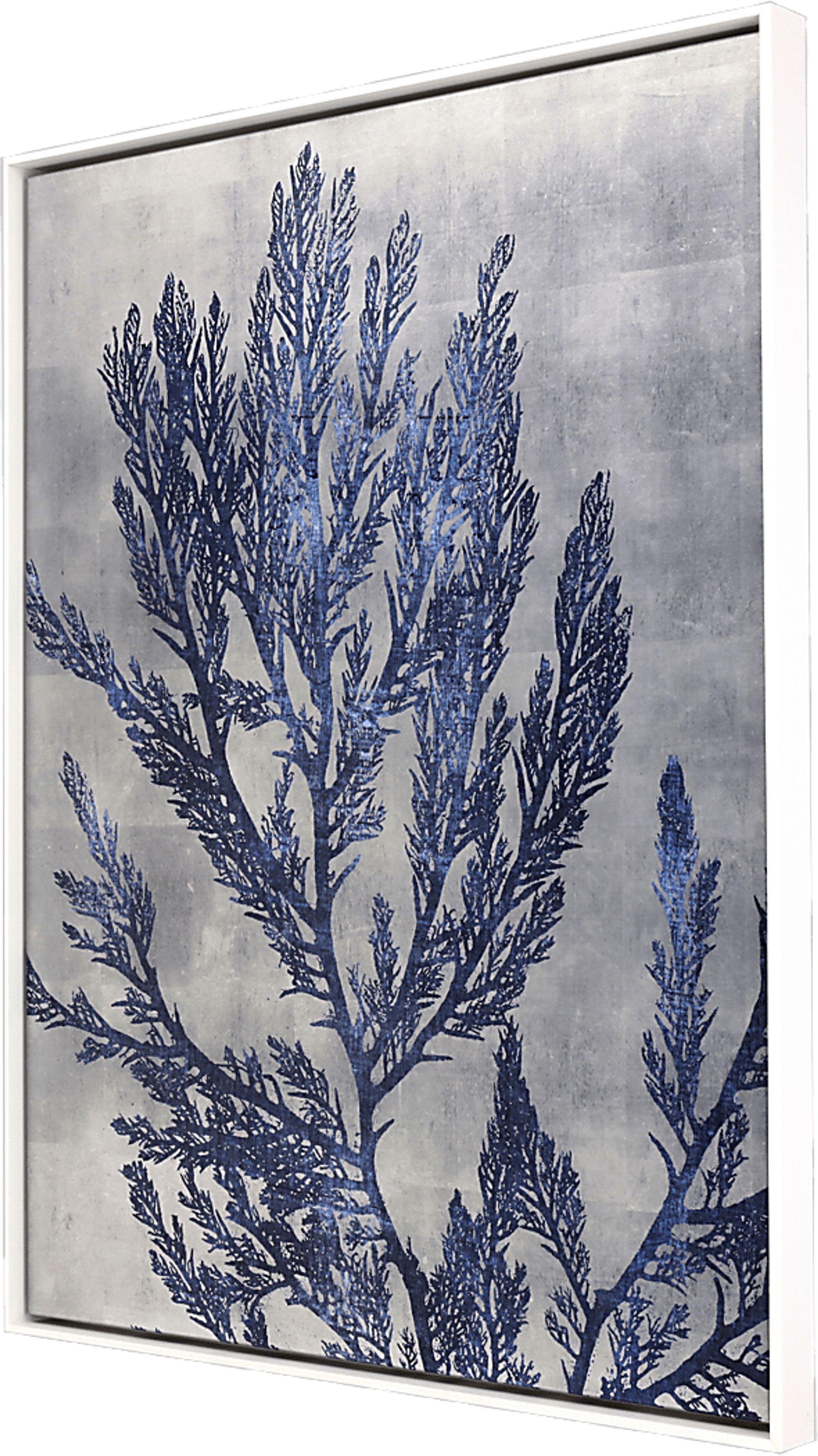 Isle of Silver Blue Framed Artwork - Image 3