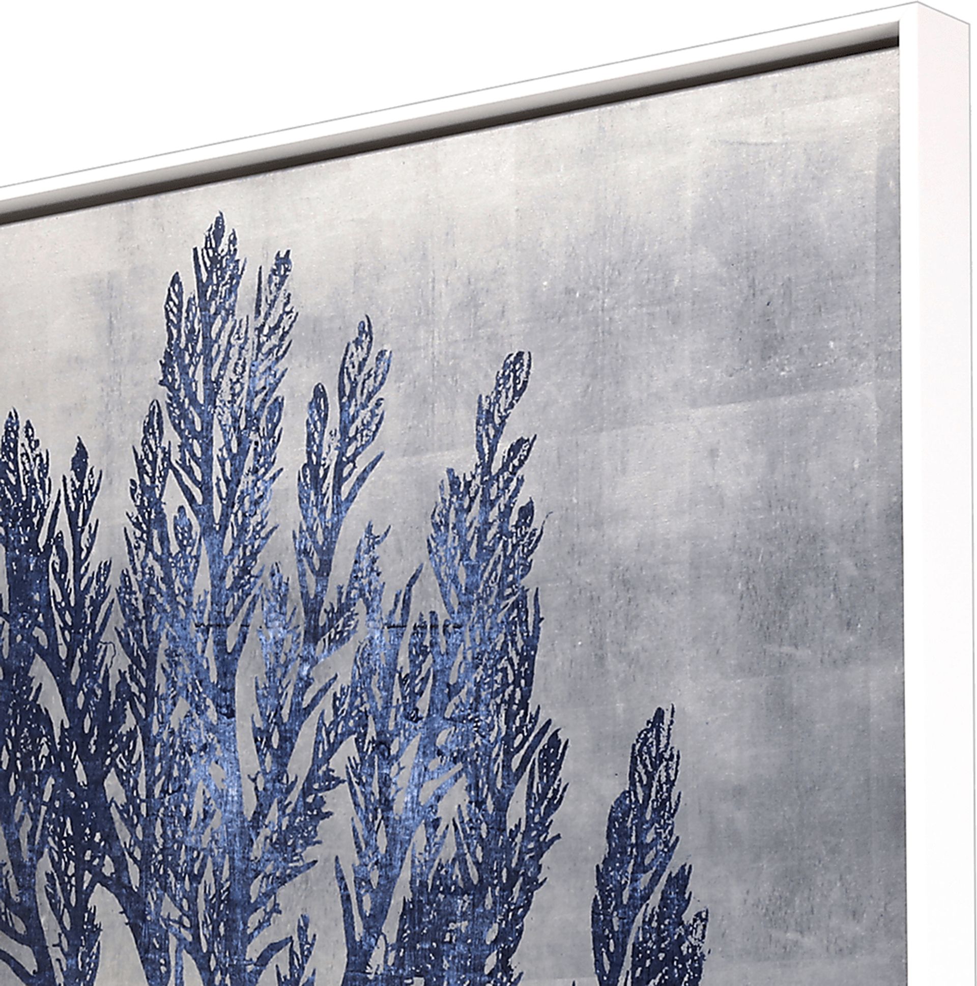 Isle of Silver Blue Framed Artwork - Image 4