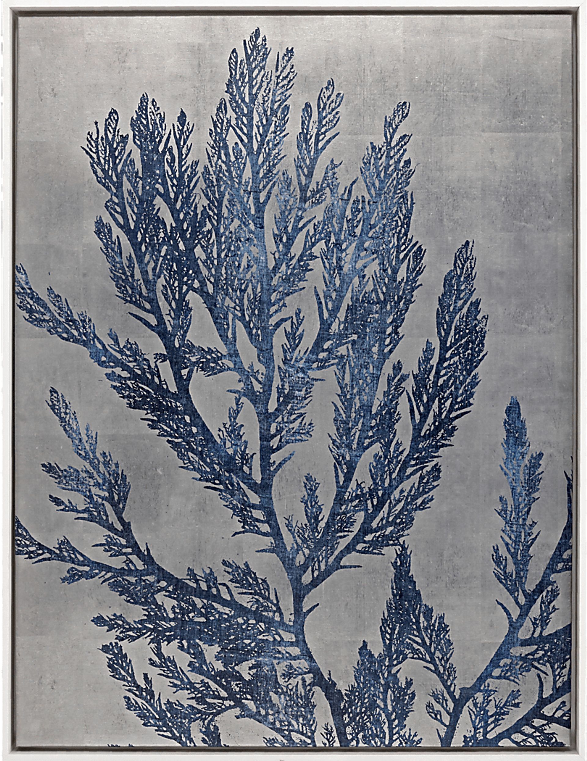 Isle of Silver Blue Framed Artwork - Image 1