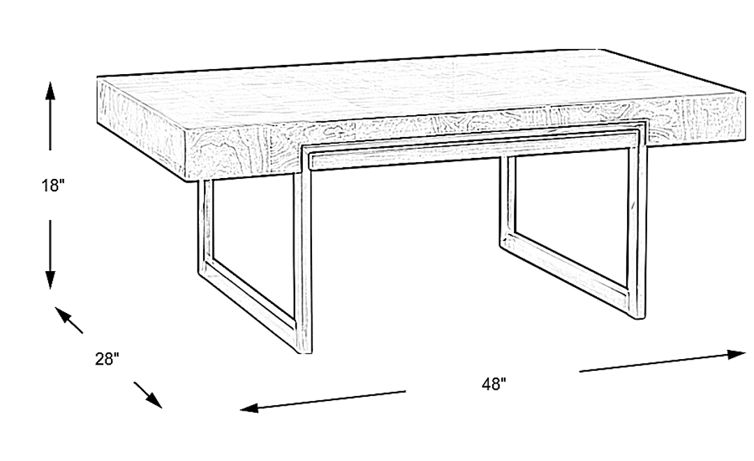 Isleen Gray Cocktail Table