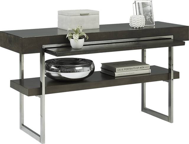 Isleen Gray Sofa Table - Thumbnail - Image 2