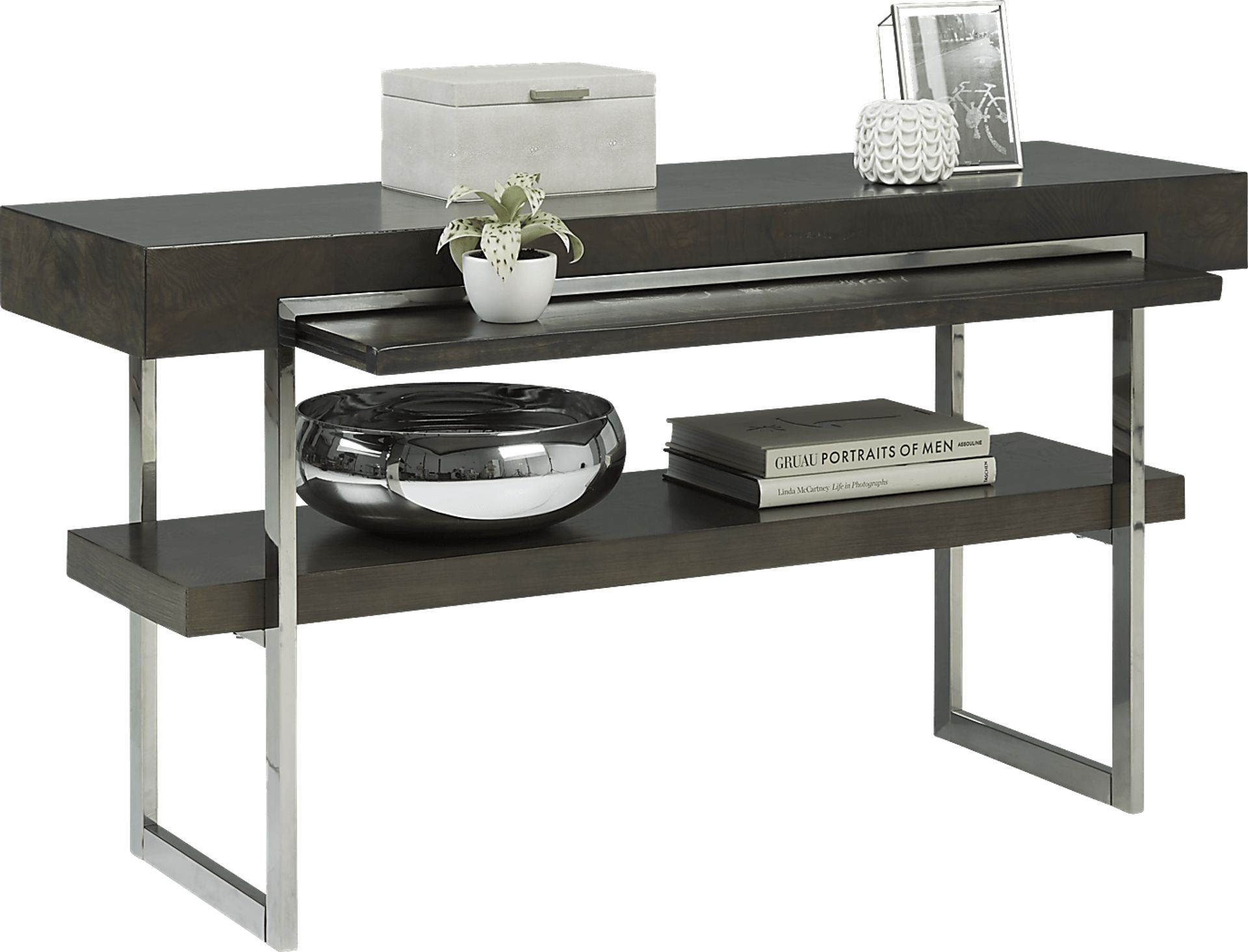 Isleen Gray Sofa Table - Image 2