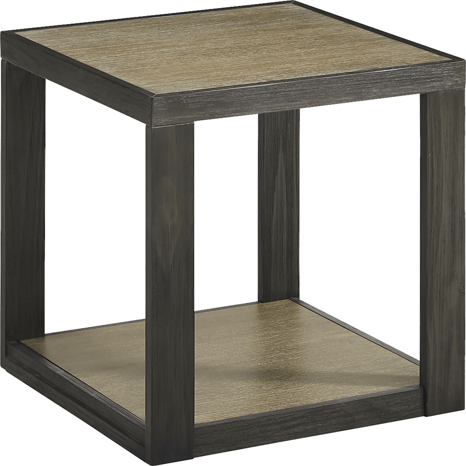Isley Dark Brown End Table - Image 1