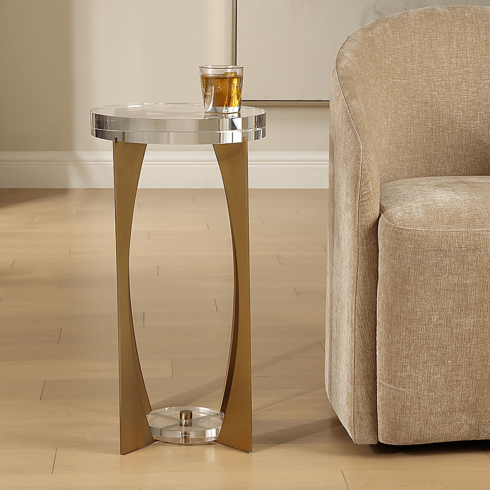 Ismet Clear Accent Table - Image 2
