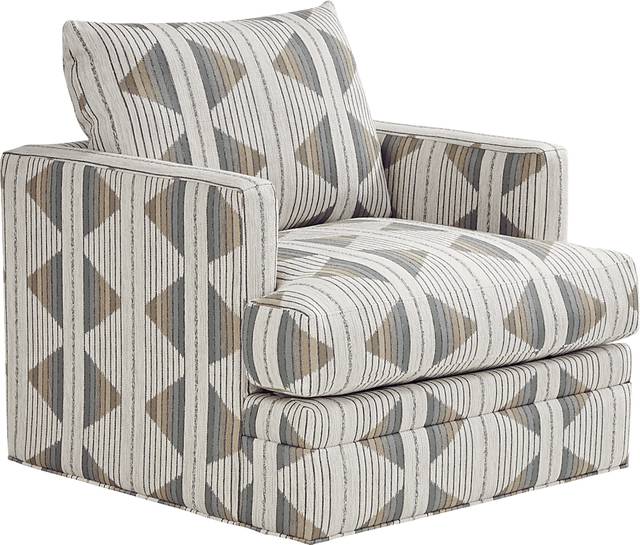 Lazo Green Swivel Accent Chair - Thumbnail - Image 1