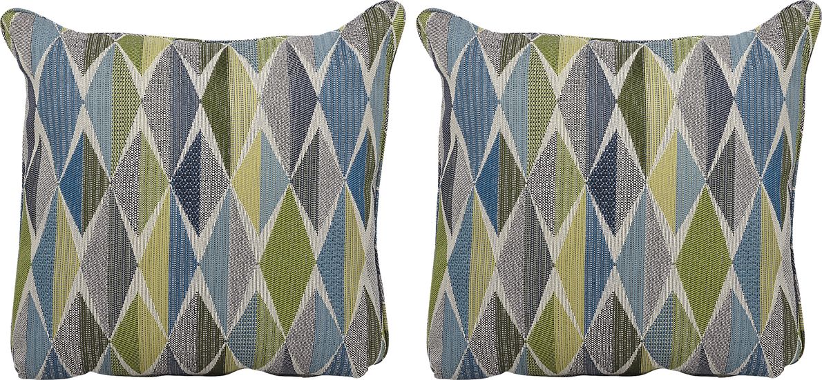 Agler Blue Set Of 2 Accent Pillows - Rooms To Go